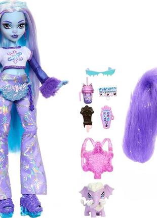 Кукла монстер хай эбби боминейбл с питомцем monster high abbey bominable yeti with pet mammoth