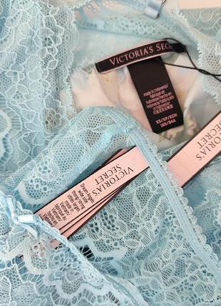 Комплект белья маечка и трусики victoria's secrets xs s 34 36 38 пенюар6 фото