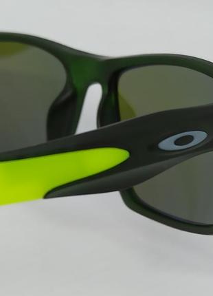 Очки в стиле oakley мужские солнцезащитные сине фиолетовые зеркальные поляризированые9 фото