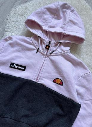 Свитшот ellesse укороченный худи кофта с капюшоном подростковая3 фото