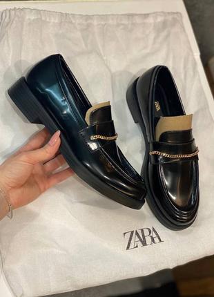 Лоферы zara