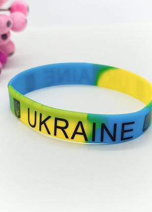 Браслет ukraine гумовий3 фото