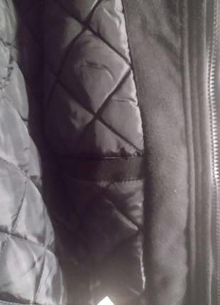 Черная куртка бомбер зимняя xl3 фото