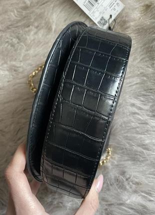 Новая стильная черная сумка клатч mango3 фото