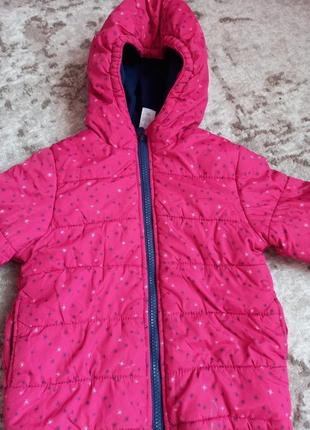 Рожева курточка 86см1 фото