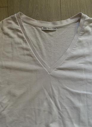Футболка оверсайз zara 100 % коттон
