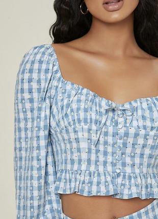 Стильная укороченная блуза, стильная кофточка, с-м3 фото