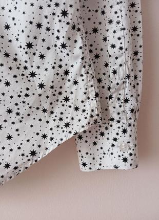 Чоловіча сорочка slim fit в принт zara