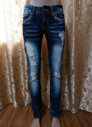 💙💙💙стильные рванные женский джинсы super luscious regs💙💙💙4 фото