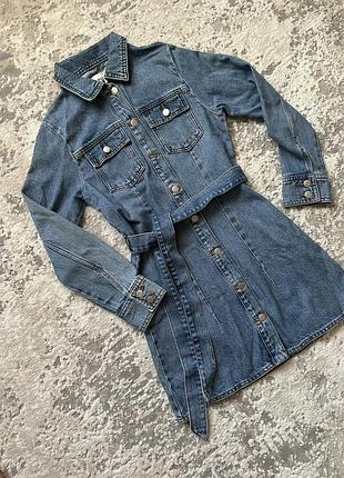 Джинсова сукня zara