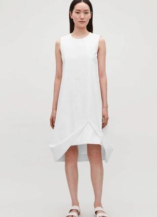 Cos drapped sleeveless cotton dress3 фото