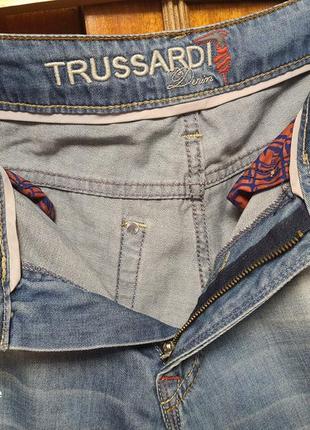 Trussardi оригинал! стильные мужские джинсы6 фото