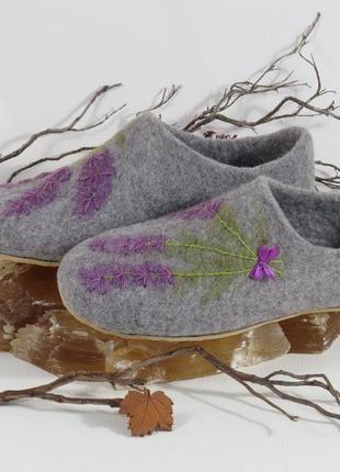 Тапочки валяные комнатные тапочки тапочки домашние валяные тапки tапки валяные капці...