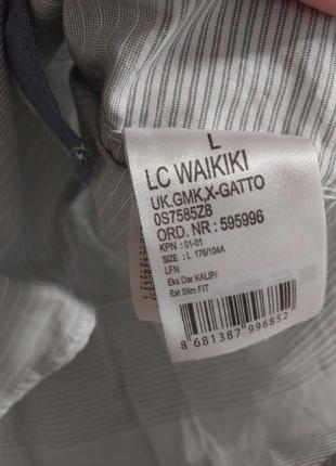 Рубашка waikikiki с рукавом длинный/короткий slim fit5 фото