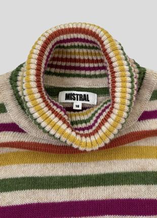 Шерстяной свитер с высоким воротником водолазка mistral6 фото