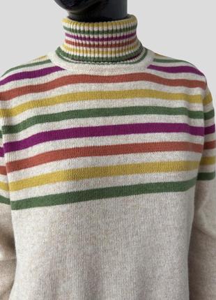 Шерстяной свитер с высоким воротником водолазка mistral5 фото