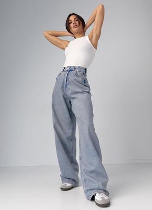 Свободные джинсы wide-leg