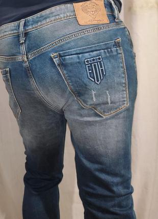 Стильные фирменные брендовые джинсы.ed hardy.л.343 фото