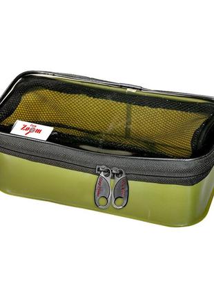 Рибальська сумка для приладдя та аксесуарів з прозорою кришкою carp zoom transparent eva box 16х9.5х6