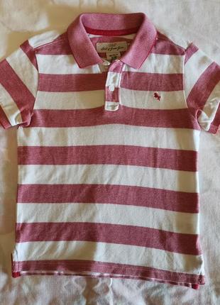 Новая детская футболка polo accessories от бренда h&m, 4-6 лет