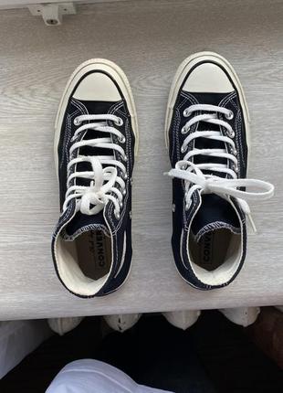 Кеди converse chuck taylor 70 hi black 24.5 см