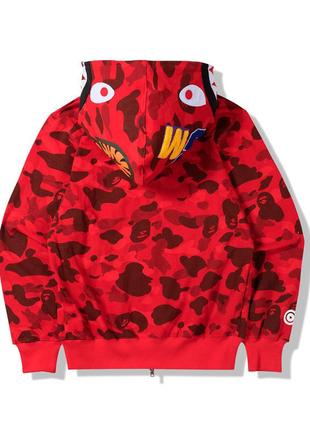 Зип худи bape / бейп2 фото