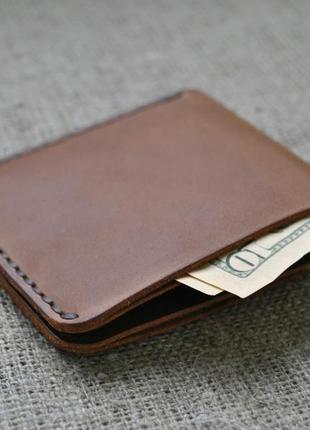 Невеликий гаманець з натуральної шкіри k25-2103 фото