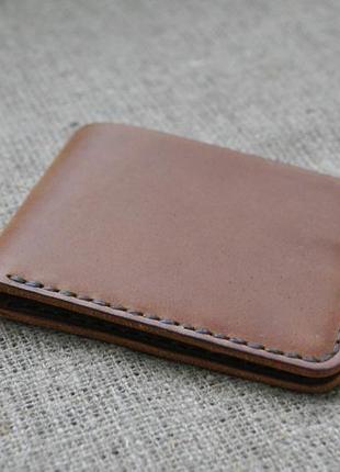 Невеликий гаманець з натуральної шкіри k25-2104 фото