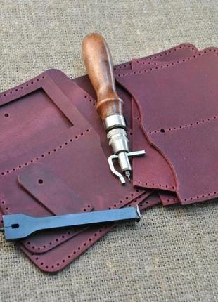 Компактний чохол для документів, карт і грошей з натуральної шкіри d08-8005 фото