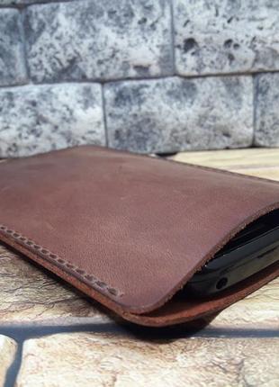 Чехол-карман из натуральной кожи для смартфона h08-2101 фото