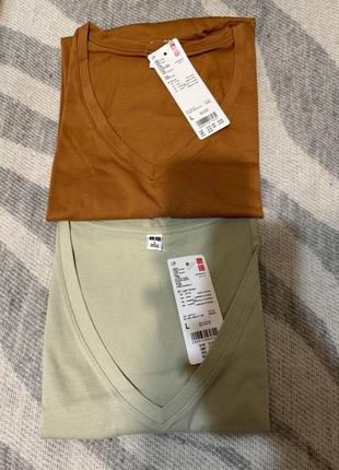 Футболка uniqlo m, l тонкий хлопок3 фото