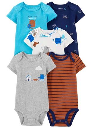 Боді carters поштучно, боді картерс, бодіки футболка carters, бодіки картерс1 фото