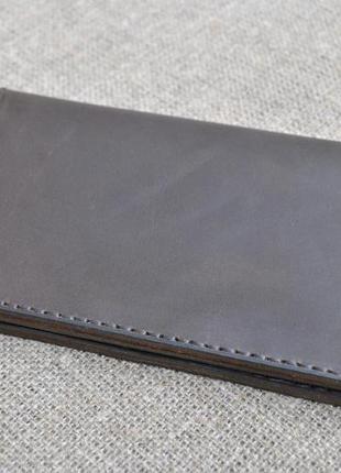 Довгий гаманець з натуральної шкіри k48-4503 фото