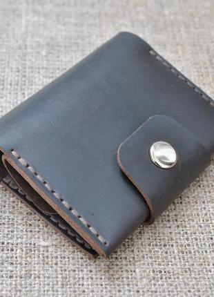 Компактний шкіряний гаманець k71-4504 фото