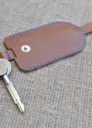 Ключниця з шкіри kl01-210+blue