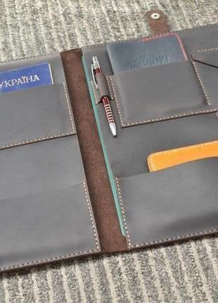 Папка моряка для паперів і документів з натуральної шкіри pap01-450