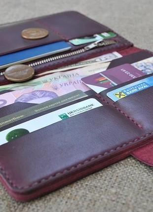 Многофункциональный кожаный кошелек k94-800