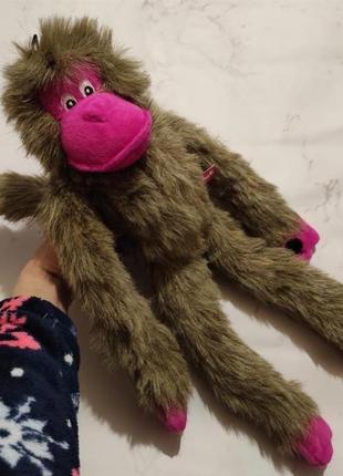 Мягкая плюшевая игрушка обезьяна с длинными лапками eukanuba