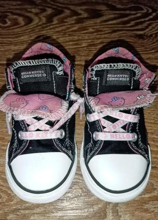 Кеды мокасины converse original hello kitty7 фото