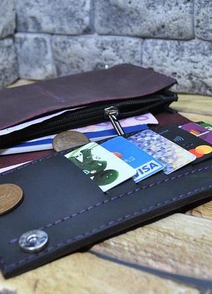 Стильний гаманець зі шкіри k41-800+0