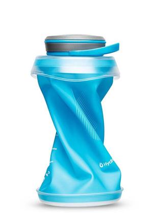 Мягкая фляга для воды hydrapak stash 1.0l (цвет malibu blue)3 фото