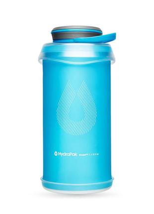 М`яка пляшка для води hydrapak stash 1.0l (колір malibu blue)
