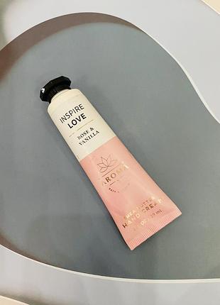 Крем для рук inspire love rose & vanilla bath and body works