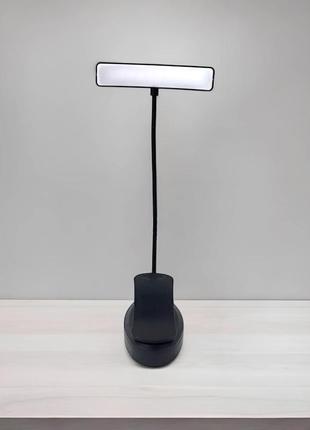 Светильник прищепка мини лампа гибкая led подсветка для чтения книг беспроводная аккумуляторная фонарик2 фото