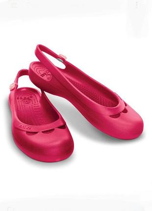 Крокси балетки сандалі  бренду crocs croslite  uk w 7 eur 37-38