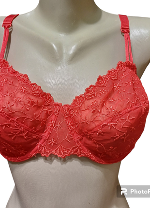 Бюстгальтер м'який на кісточці червоний 90с