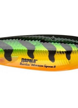 Блешня незацепляйка rapala minnow spoon rmsr08 flp