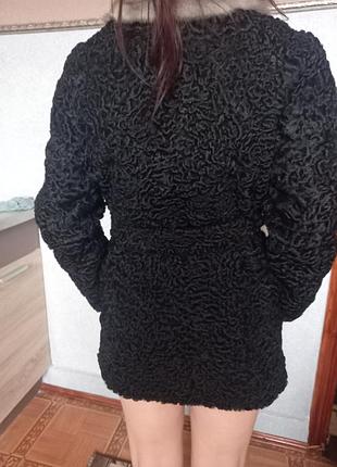 Шуба натуральна, кожушок з каракулю і норки