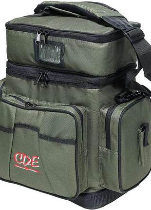 Рибальська сумка універсальна з термовідділом cde fishing bag with thermocell
