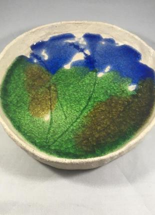 Тарелка цвета керамика2 фото